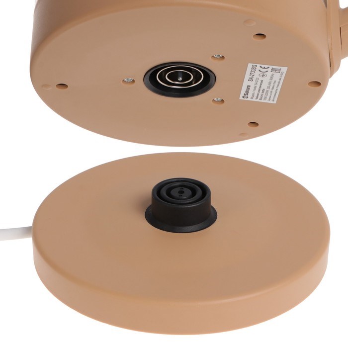 Чайник электрический Sakura SA-2733BG, стекло, 1.7 л, 2200 Вт, бежевый - фото 51412420 Чайник электрический Sakura SA-2733BG, стекло, 1.7 л, 2200 Вт, бежевый - фото 51412420