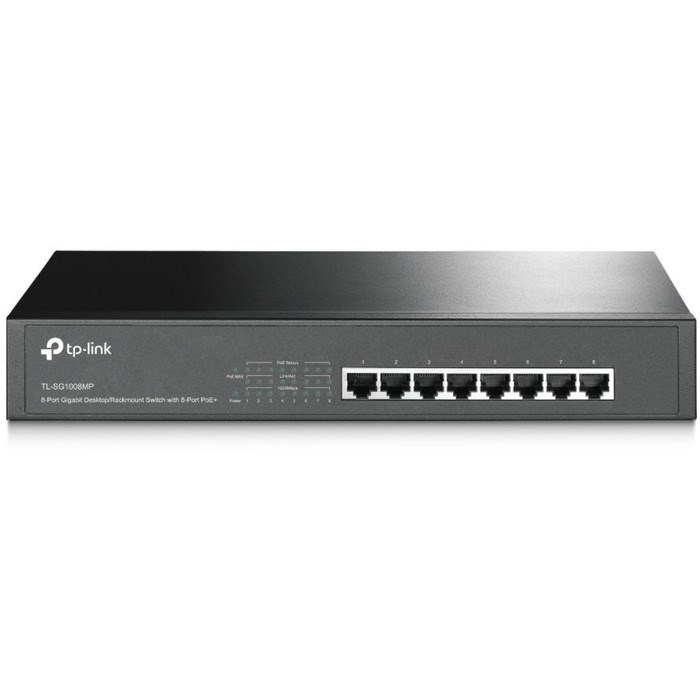 Коммутатор TP-Link TL-SG1008MP, неуправляемый, 8х10/100/1000BASE-T - фото 51412440 Коммутатор TP-Link TL-SG1008MP, неуправляемый, 8х10/100/1000BASE-T - фото 51412440
