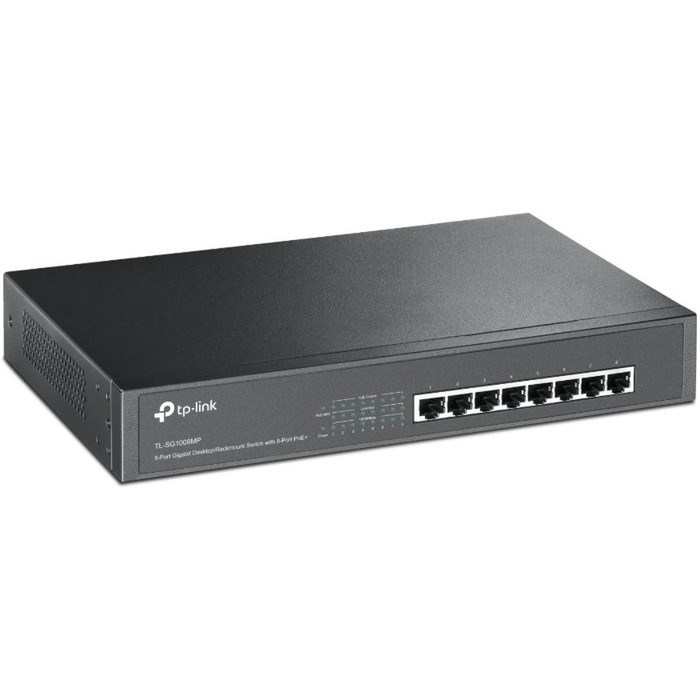 Коммутатор TP-Link TL-SG1008MP, неуправляемый, 8х10/100/1000BASE-T - фото 51412441 Коммутатор TP-Link TL-SG1008MP, неуправляемый, 8х10/100/1000BASE-T - фото 51412441