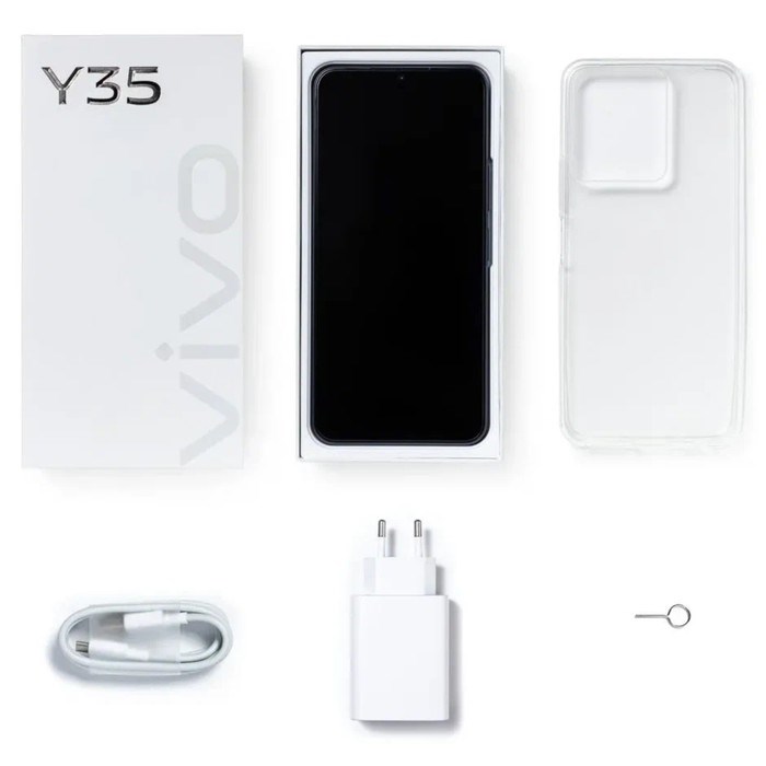 Смартфон Vivo Y35, 6.58'', IPS, 4 Гб, 64 Гб, 50 Мп, 16 Мп, LTE, NFC, 5000 мАч, золотистый - фото 51412457 Смартфон Vivo Y35, 6.58'', IPS, 4 Гб, 64 Гб, 50 Мп, 16 Мп, LTE, NFC, 5000 мАч, золотистый - фото 51412457