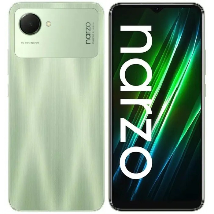 Смартфон Realme NARZO 50i Prime, 6.5", 4 Гб, 64 Гб, 8 Мп, 5 Мп, 5000 мАч, зеленый - фото 51412493 Смартфон Realme NARZO 50i Prime, 6.5", 4 Гб, 64 Гб, 8 Мп, 5 Мп, 5000 мАч, зеленый - фото 51412493