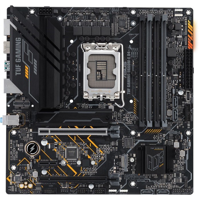 Материнская плата Asus TUF GAMING B660M-E D4, LGA1700, B660, 4хDDR4, HDMI, DP, mATX - фото 51412559 Материнская плата Asus TUF GAMING B660M-E D4, LGA1700, B660, 4хDDR4, HDMI, DP, mATX - фото 51412559