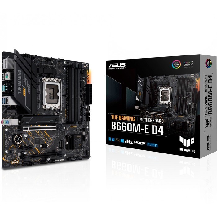 Материнская плата Asus TUF GAMING B660M-E D4, LGA1700, B660, 4хDDR4, HDMI, DP, mATX - фото 51412565 Материнская плата Asus TUF GAMING B660M-E D4, LGA1700, B660, 4хDDR4, HDMI, DP, mATX - фото 51412565