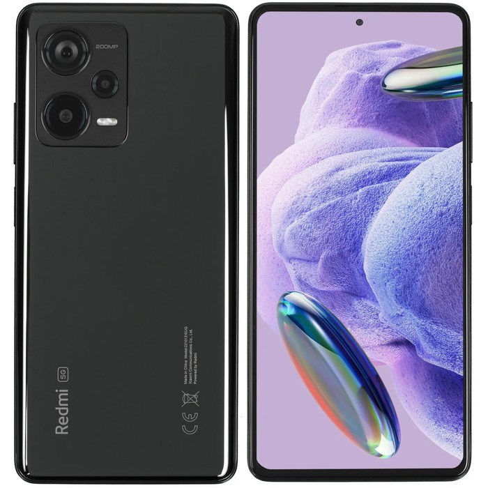 Смартфон Xiaomi Redmi Note 12 Pro+ 5G RU, 6.67",8Гб, 256Гб, 200Мп,16Мп, NFC, 5000мАч, черный - фото 51412647 Смартфон Xiaomi Redmi Note 12 Pro+ 5G RU, 6.67",8Гб, 256Гб, 200Мп,16Мп, NFC, 5000мАч, черный - фото 51412647