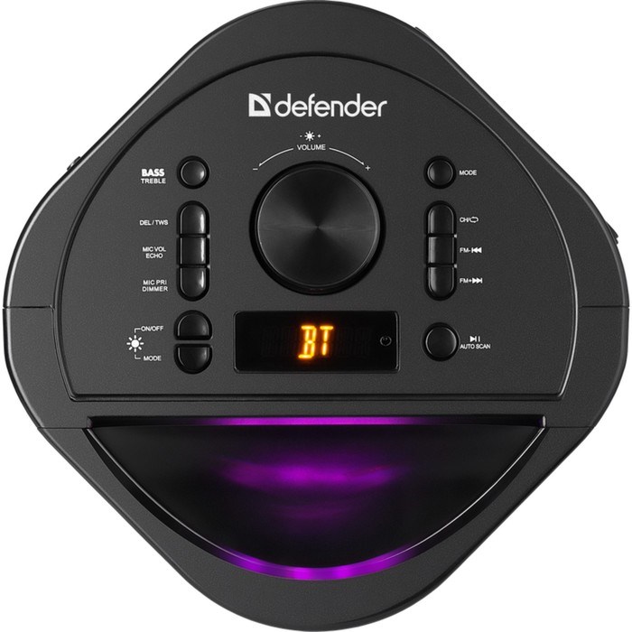 Портативная колонка Defender Boomer 40, 40Вт, 2500мАч, BT, FM, USB, microSD, AUX, подсветка - фото 51412704 Портативная колонка Defender Boomer 40, 40Вт, 2500мАч, BT, FM, USB, microSD, AUX, подсветка - фото 51412704
