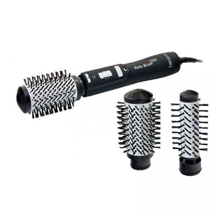 Фен-щетка Harizma Roto-Brush 1000 ionic, 1000 Вт, 2 насадки, ионизация - фото 51412889 Фен-щетка Harizma Roto-Brush 1000 ionic, 1000 Вт, 2 насадки, ионизация - фото 51412889