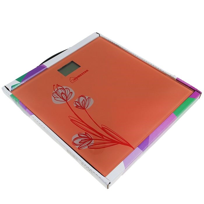 Весы напольные HOMESTAR HS-6001A, электронные, до 180 кг, 1хCR2032, стекло, оранжевые - фото 51412918 Весы напольные HOMESTAR HS-6001A, электронные, до 180 кг, 1хCR2032, стекло, оранжевые - фото 51412918