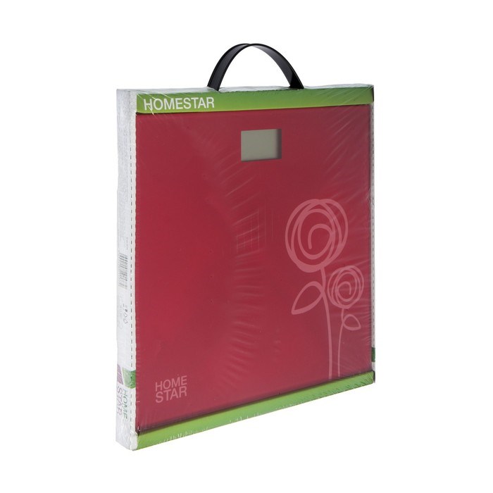 Весы напольные HOMESTAR HS-6001C, электронные, до 180 кг, 1хCR2032, стекло, красные - фото 51412939 Весы напольные HOMESTAR HS-6001C, электронные, до 180 кг, 1хCR2032, стекло, красные - фото 51412939