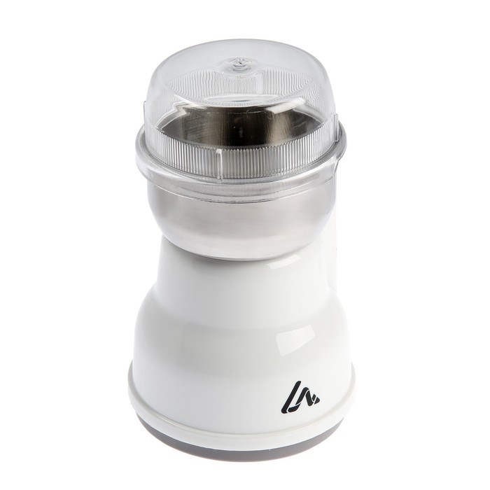 Кофемолка электрическая Luazon LMR-05, 160 Вт, 50 г, белая - фото 51413131 Кофемолка электрическая Luazon LMR-05, 160 Вт, 50 г, белая - фото 51413131
