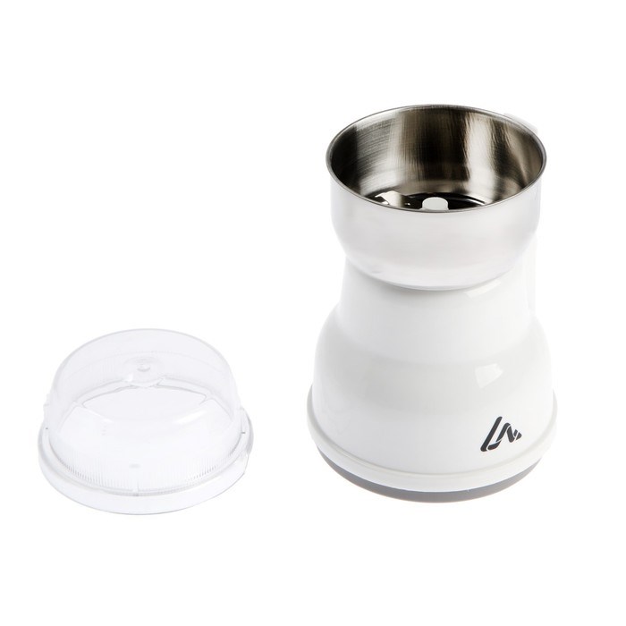Кофемолка электрическая Luazon LMR-05, 160 Вт, 50 г, белая - фото 51413132 Кофемолка электрическая Luazon LMR-05, 160 Вт, 50 г, белая - фото 51413132