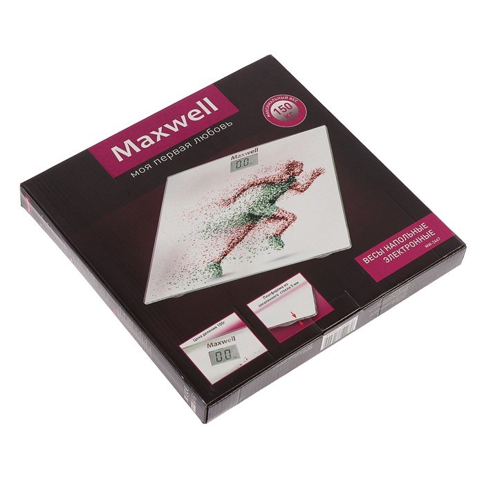Весы напольные Maxwell MW-2667, электронные, до 150 кг, "бегун" - фото 51413301 Весы напольные Maxwell MW-2667, электронные, до 150 кг, "бегун" - фото 51413301