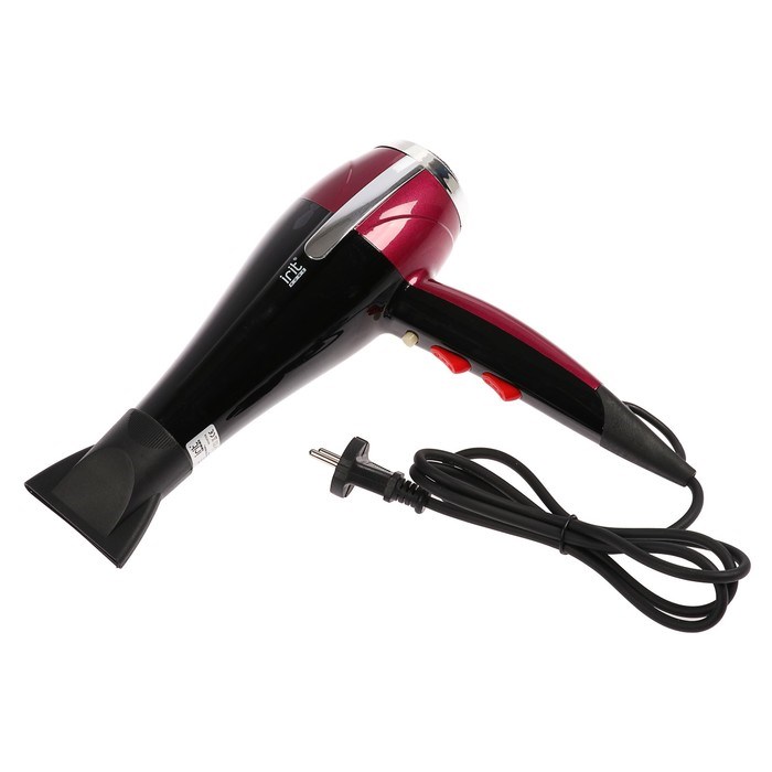 Фен Irit IR-3134, 1800 Вт, 2 скорости, 3 температурных режима, концентратор, чёрно-красный - фото 51413329 Фен Irit IR-3134, 1800 Вт, 2 скорости, 3 температурных режима, концентратор, чёрно-красный - фото 51413329