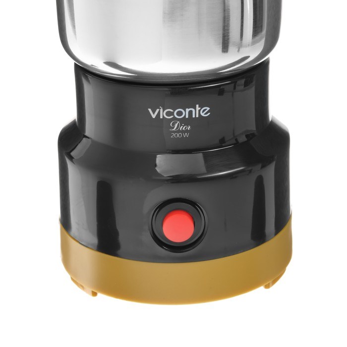 Кофемолка Viconte VC-3107 Dior, электрическая, 200 Вт, 75 г, чёрная - фото 51413573 Кофемолка Viconte VC-3107 Dior, электрическая, 200 Вт, 75 г, чёрная - фото 51413573