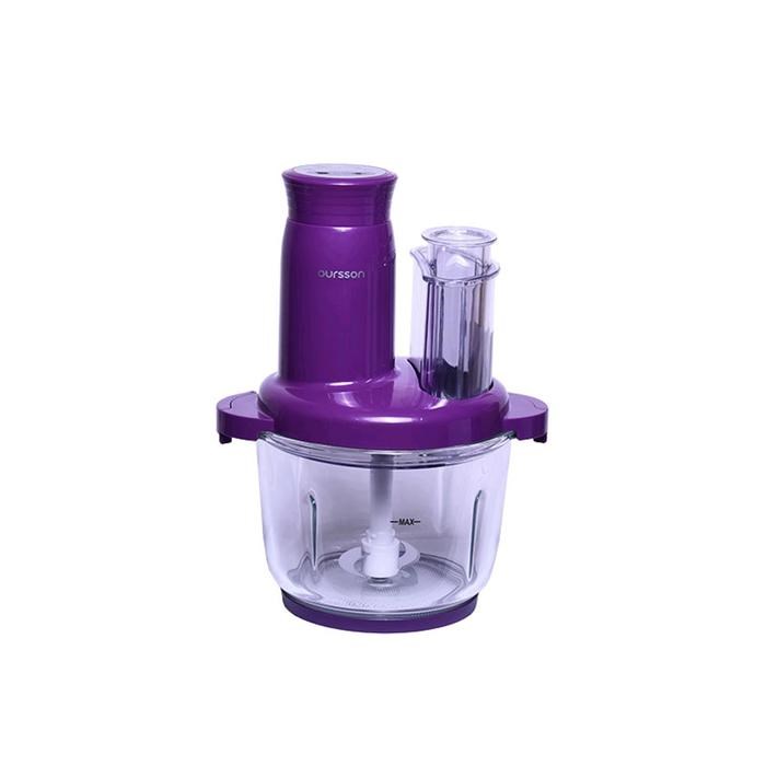 Измельчитель Oursson CH3040/SP, стекло, 300 Вт, 2 л, фиолетовый - фото 51413623 Измельчитель Oursson CH3040/SP, стекло, 300 Вт, 2 л, фиолетовый - фото 51413623