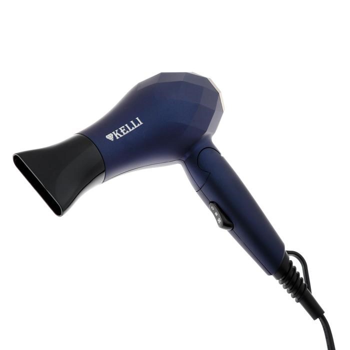 Фен KELLI KL-1124, 1800 Вт, 2 скорости, 2 температурных режима, синий - фото 51413954 Фен KELLI KL-1124, 1800 Вт, 2 скорости, 2 температурных режима, синий - фото 51413954