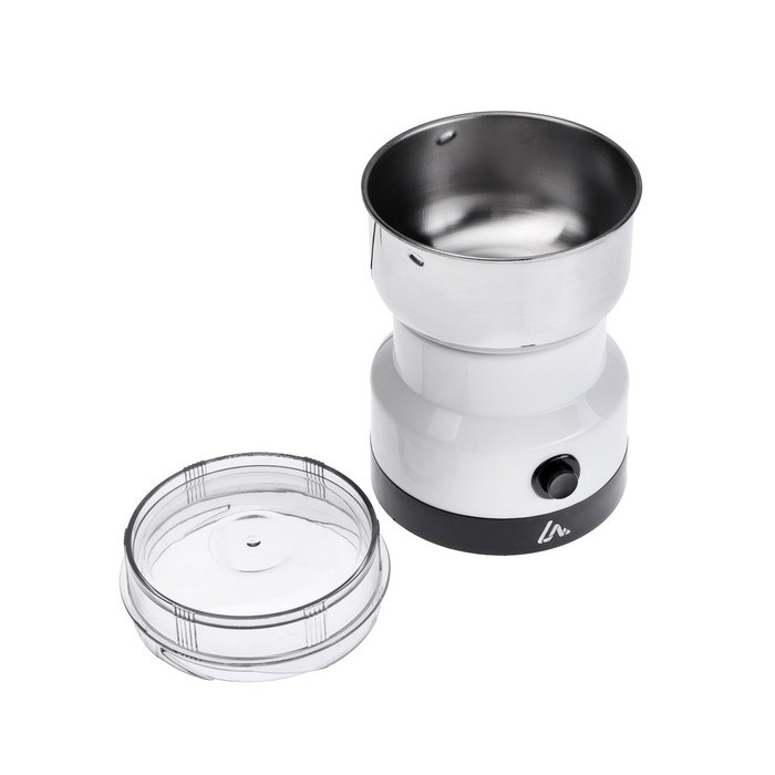 Кофемолка электрическая Luazon LCG-01, 120 Вт, 85 г, белая - фото 51414174 Кофемолка электрическая Luazon LCG-01, 120 Вт, 85 г, белая - фото 51414174