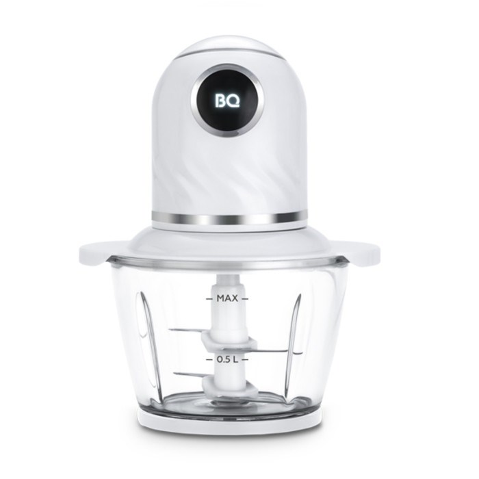 Измельчитель BQ CH1003, стекло, 400 Вт, 0.8 л, белый - фото 51414290 Измельчитель BQ CH1003, стекло, 400 Вт, 0.8 л, белый - фото 51414290