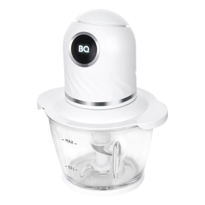 Измельчитель BQ CH1003, стекло, 400 Вт, 0.8 л, белый - фото 51414291 Измельчитель BQ CH1003, стекло, 400 Вт, 0.8 л, белый - фото 51414291