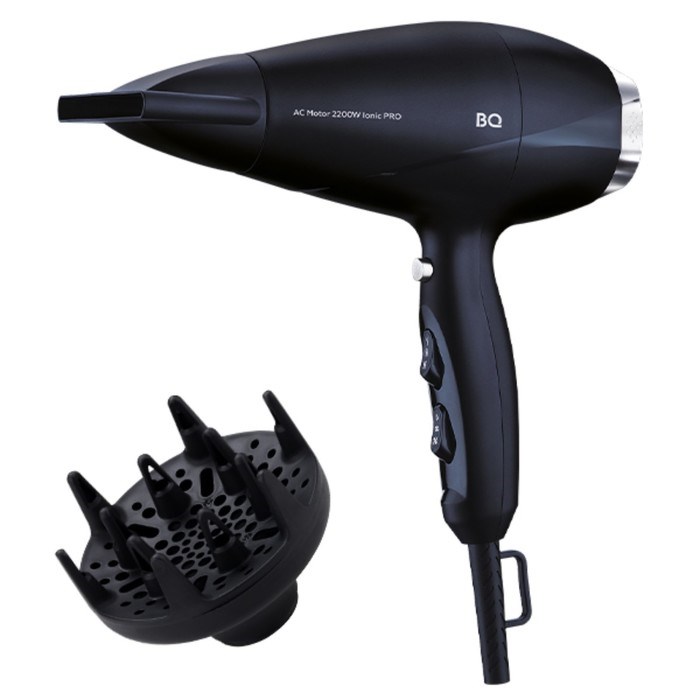 Фен BQ HD1817M, 2200 Вт, 2 скорости, 2 температурных режима, синий - фото 51414323 Фен BQ HD1817M, 2200 Вт, 2 скорости, 2 температурных режима, синий - фото 51414323