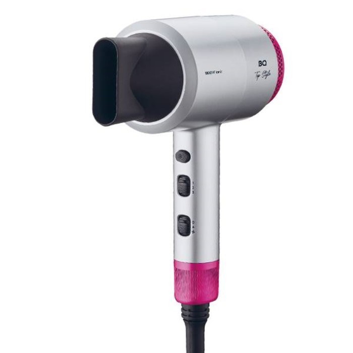 Фен BQ HD1818M, 1800 Вт, 2 скорости, 3 температурных режима, серый - фото 51414328 Фен BQ HD1818M, 1800 Вт, 2 скорости, 3 температурных режима, серый - фото 51414328