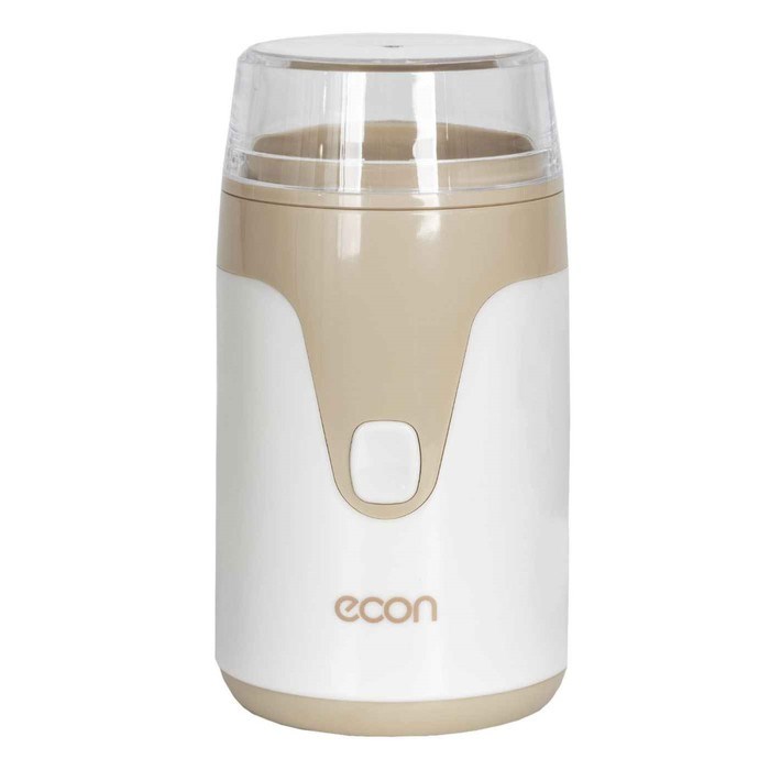 Кофемолка электрическая Econ ECO-1511CG, 150 Вт, 60 г, цвет белый-бежевый - фото 51414497 Кофемолка электрическая Econ ECO-1511CG, 150 Вт, 60 г, цвет белый-бежевый - фото 51414497
