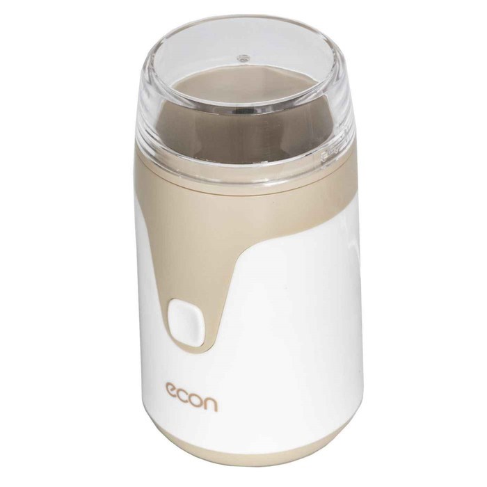 Кофемолка электрическая Econ ECO-1511CG, 150 Вт, 60 г, цвет белый-бежевый - фото 51414498 Кофемолка электрическая Econ ECO-1511CG, 150 Вт, 60 г, цвет белый-бежевый - фото 51414498
