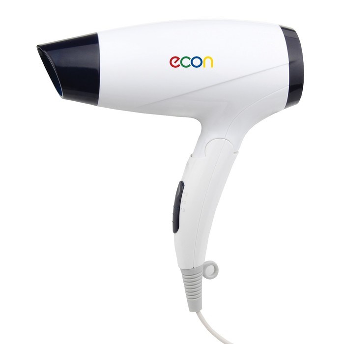 Фен econ ECO-BH163D, 1600 Вт, 2 скорости, 2 режима, белый - фото 51414736 Фен econ ECO-BH163D, 1600 Вт, 2 скорости, 2 режима, белый - фото 51414736