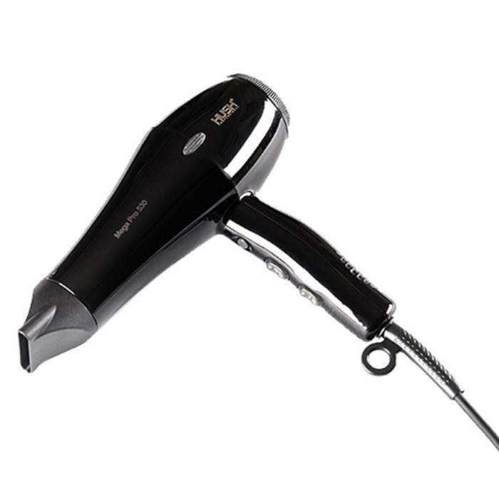Фен парикмахерский HUSH Mega Pro 530, 2400 Вт, 2насадки, 2 скорости, 3температуры, шнур3.5 м 93993 - фото 51414819 Фен парикмахерский HUSH Mega Pro 530, 2400 Вт, 2насадки, 2 скорости, 3температуры, шнур3.5 м 93993 - фото 51414819