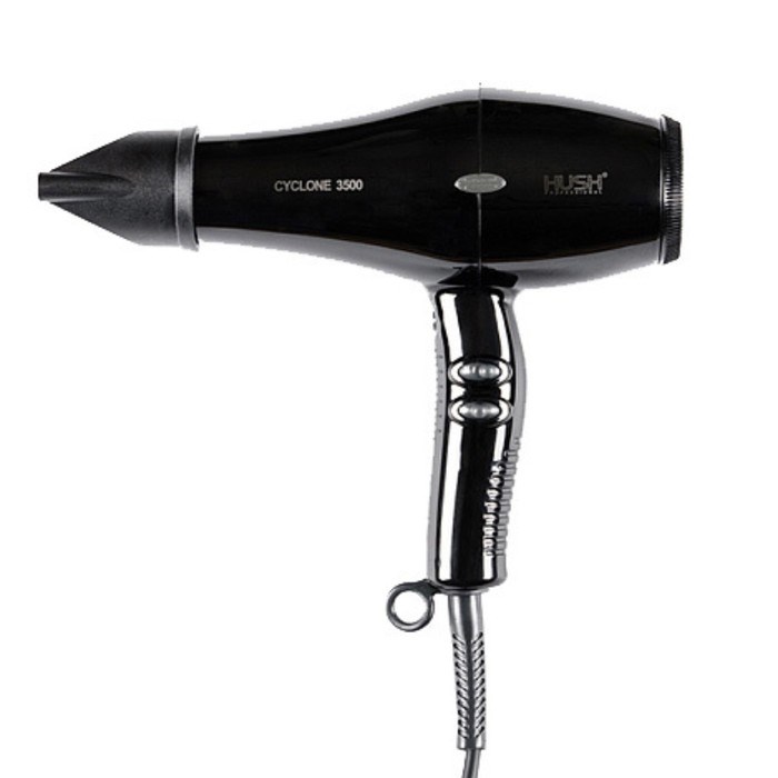 Фен парикмахерский HUSH Cyclone 3500, 2400 Вт, 2 насадки, 2скорости, 3 режима, шнур 3.5 м - фото 51414823 Фен парикмахерский HUSH Cyclone 3500, 2400 Вт, 2 насадки, 2скорости, 3 режима, шнур 3.5 м - фото 51414823