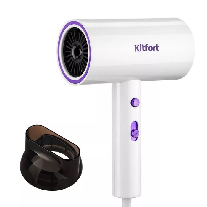 Фен Kitfort КТ-3201, 1800-2000 Вт, 3 скорости, концентратор, штур 1.8 м - фото 51415185 Фен Kitfort КТ-3201, 1800-2000 Вт, 3 скорости, концентратор, штур 1.8 м - фото 51415185