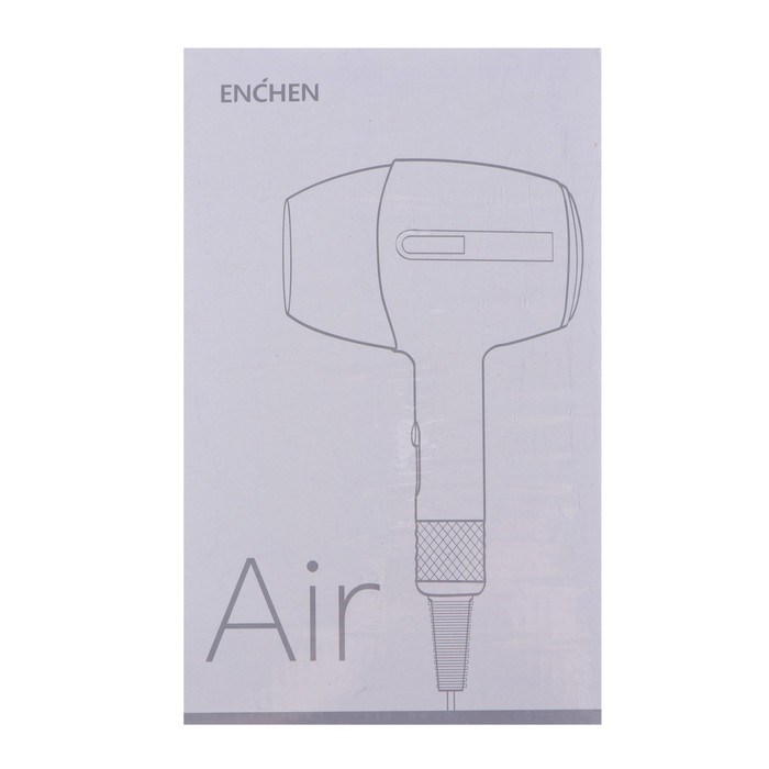 Фен Enchen AIR Hair dryer Basic, 900 Вт, 2 скорости, 2 режима, хол. воздух, белый - фото 51415396 Фен Enchen AIR Hair dryer Basic, 900 Вт, 2 скорости, 2 режима, хол. воздух, белый - фото 51415396