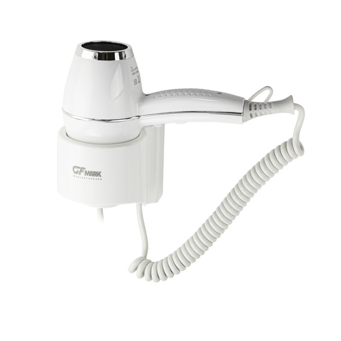 Фен GFmark 6832, настенный, 1850 Вт, 2 режима, 2 скорости. белый - фото 51415417 Фен GFmark 6832, настенный, 1850 Вт, 2 режима, 2 скорости. белый - фото 51415417