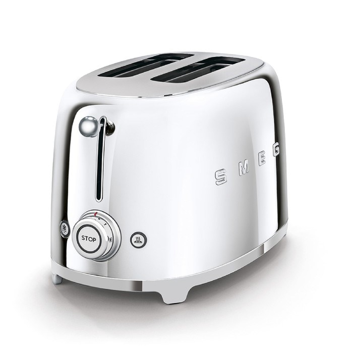 Тостер Smeg TSF01SSEU, 950 Вт, 2 отсека, 6 режимов прожарки, размораживание, цвет хром - фото 51415470 Тостер Smeg TSF01SSEU, 950 Вт, 2 отсека, 6 режимов прожарки, размораживание, цвет хром - фото 51415470