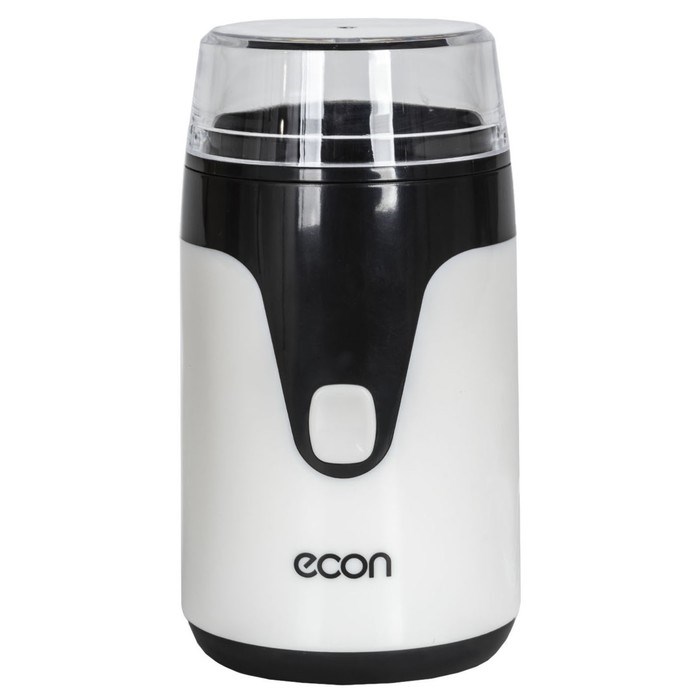 Кофемолка ECO-1510CG, ножевая, 150 Вт, 60 г, цвет чёрный/белый - фото 51415521 Кофемолка ECO-1510CG, ножевая, 150 Вт, 60 г, цвет чёрный/белый - фото 51415521