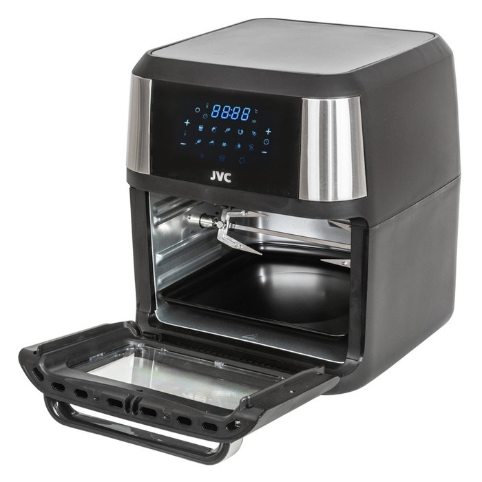 Аэрогриль jvc JK-MB045, 1800 Вт, 80-200°, 12 л, чёрный - фото 51415585 Аэрогриль jvc JK-MB045, 1800 Вт, 80-200°, 12 л, чёрный - фото 51415585