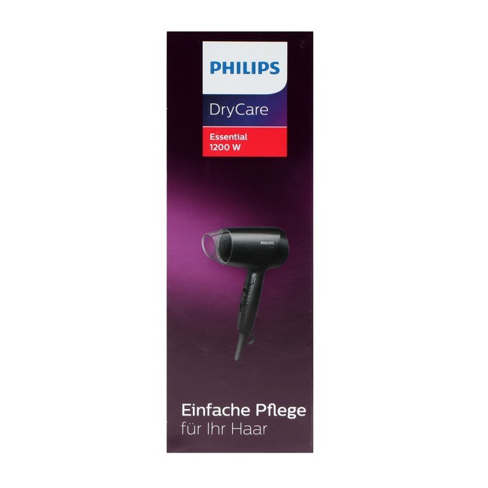 Фен Philips BHC010/10, 1200 Вт, 3 скорости, , хол. воздух, шнур 1.5 м - фото 51415700 Фен Philips BHC010/10, 1200 Вт, 3 скорости, , хол. воздух, шнур 1.5 м - фото 51415700