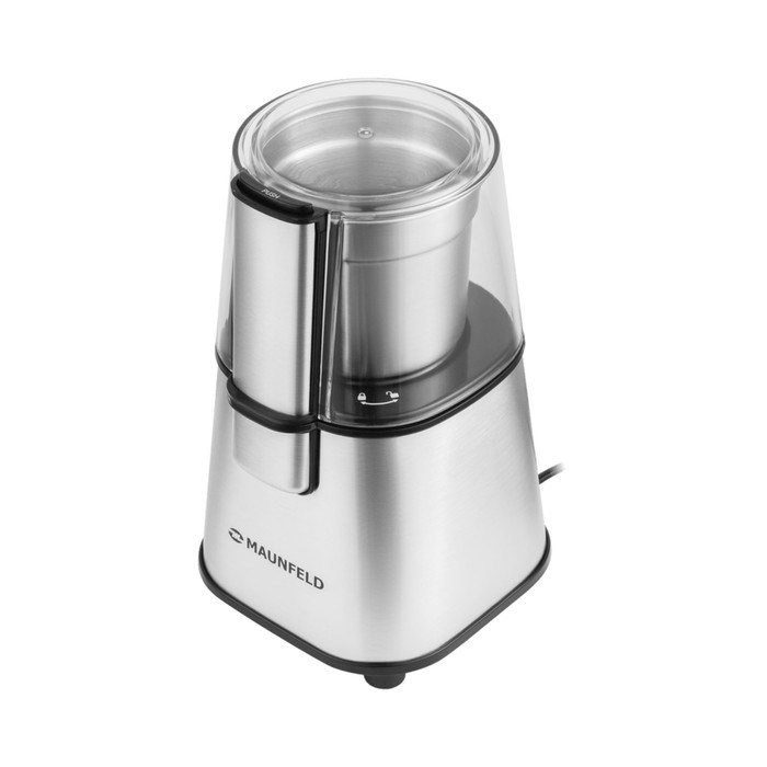 Кофемолка MAUNFELD MF-521S, 220 Вт, 60 гр, серый - фото 51415714 Кофемолка MAUNFELD MF-521S, 220 Вт, 60 гр, серый - фото 51415714