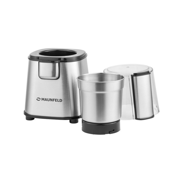 Кофемолка MAUNFELD MF-521S, 220 Вт, 60 гр, серый - фото 51415717 Кофемолка MAUNFELD MF-521S, 220 Вт, 60 гр, серый - фото 51415717