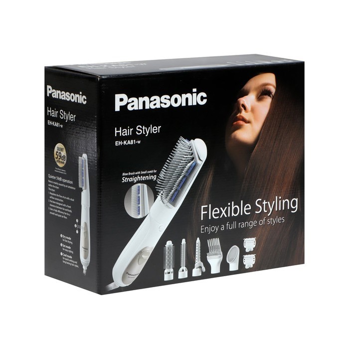 Фен-щётка PANASONIC EH-KA81-W615, 600 Вт, 3 режима, белая - фото 51415811 Фен-щётка PANASONIC EH-KA81-W615, 600 Вт, 3 режима, белая - фото 51415811