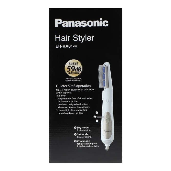 Фен-щётка PANASONIC EH-KA81-W615, 600 Вт, 3 режима, белая - фото 51415812 Фен-щётка PANASONIC EH-KA81-W615, 600 Вт, 3 режима, белая - фото 51415812