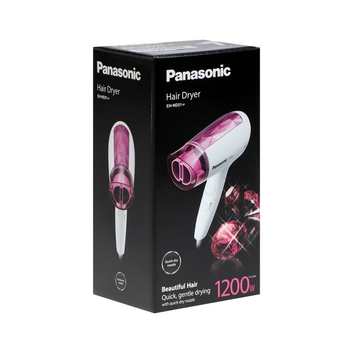 Фен PANASONIC EH-ND21-P615, 1200 Вт, 3 режима - фото 51415824 Фен PANASONIC EH-ND21-P615, 1200 Вт, 3 режима - фото 51415824