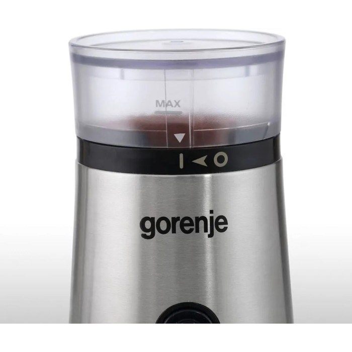 Кофемолка Gorenje SMK150E, электрическая, ножевая, 150 Вт, 60 г, серебристая - фото 51415956 Кофемолка Gorenje SMK150E, электрическая, ножевая, 150 Вт, 60 г, серебристая - фото 51415956