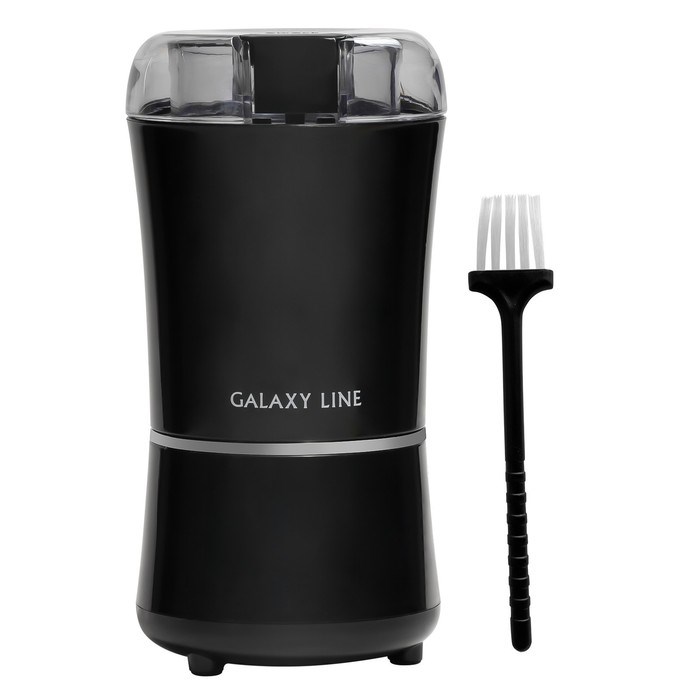 Кофемолка Galaxy GL 0907, электрическая, ножевая, 200 Вт, 50 г, чёрная - фото 51415973 Кофемолка Galaxy GL 0907, электрическая, ножевая, 200 Вт, 50 г, чёрная - фото 51415973