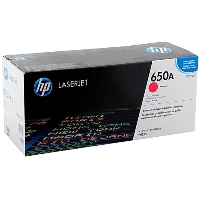 Тонер Картридж HP 650A CE273A пурпурный для HP LJ CP5520/5525 (15000стр.) - фото 51416030 Тонер Картридж HP 650A CE273A пурпурный для HP LJ CP5520/5525 (15000стр.) - фото 51416030