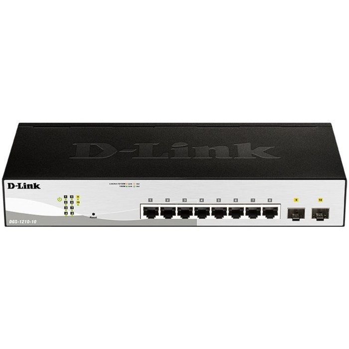 Коммутатор D-Link DGS-1210-10/FL1A, настраиваемый, 8х10/100/1000BASE-T - фото 51416217 Коммутатор D-Link DGS-1210-10/FL1A, настраиваемый, 8х10/100/1000BASE-T - фото 51416217
