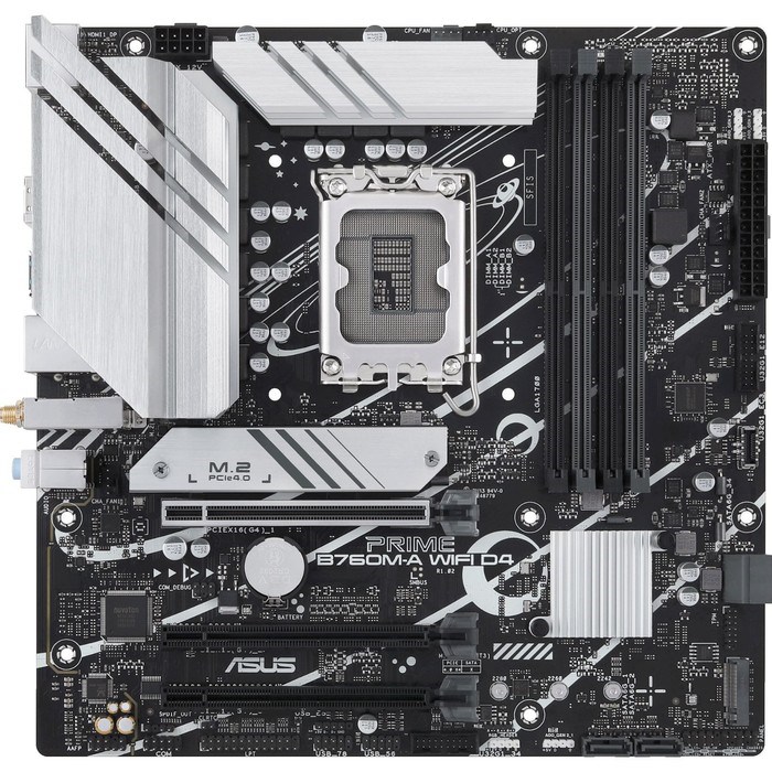 Материнская плата Asus PRIME B760M-A WIFI D4, LGA1700, B760, 4хDDR4, HDMI, DP, mATX - фото 51416266 Материнская плата Asus PRIME B760M-A WIFI D4, LGA1700, B760, 4хDDR4, HDMI, DP, mATX - фото 51416266