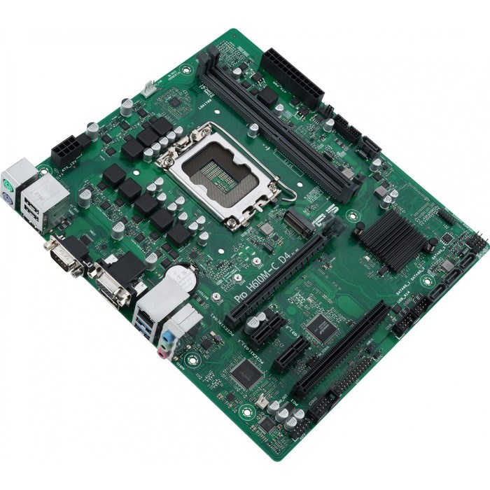 Материнская плата Asus PRO H610M-C D4-CSM, LGA1700, H610, 2хDDR4, VGA, HDMI, DP, mATX - фото 51416336 Материнская плата Asus PRO H610M-C D4-CSM, LGA1700, H610, 2хDDR4, VGA, HDMI, DP, mATX - фото 51416336