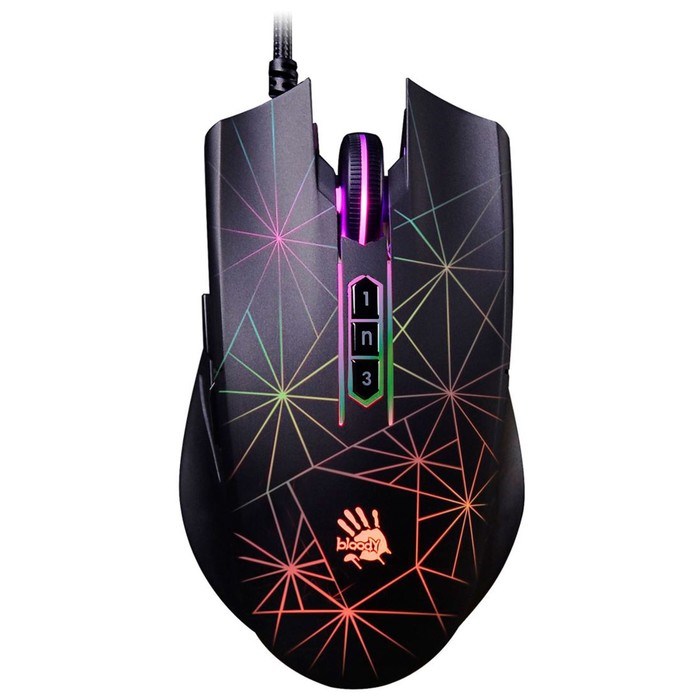 Мышь A4Tech Bloody P81s Starlight рисунок/черный оптическая (8000dpi) USB (7but) - фото 51416400 Мышь A4Tech Bloody P81s Starlight рисунок/черный оптическая (8000dpi) USB (7but) - фото 51416400