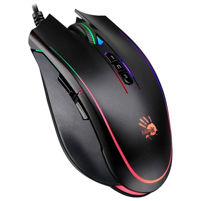 Мышь A4Tech Bloody P81s черный оптическая (8000dpi) USB (8but) - фото 51416414 Мышь A4Tech Bloody P81s черный оптическая (8000dpi) USB (8but) - фото 51416414
