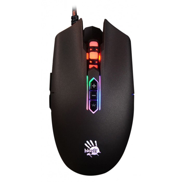 Мышь A4Tech Bloody Q80 черный оптическая (6200dpi) USB (8but) - фото 51416448 Мышь A4Tech Bloody Q80 черный оптическая (6200dpi) USB (8but) - фото 51416448